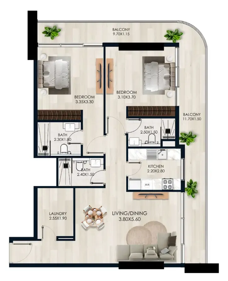 Vision Developments Verde by Vision floor plan