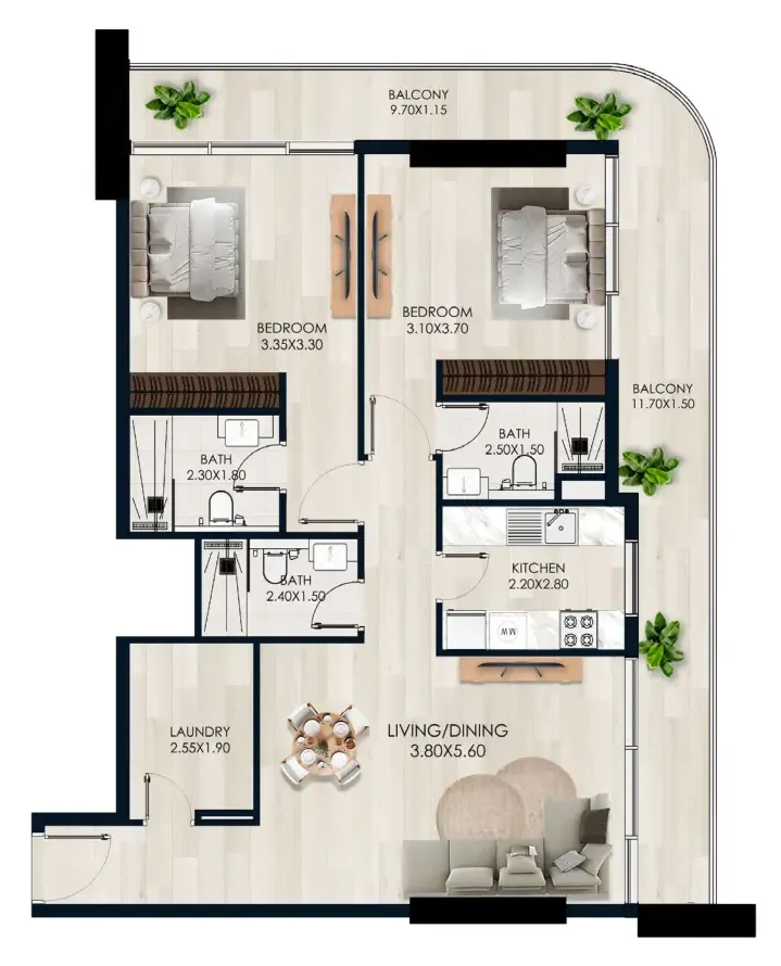 Vision Developments Verde by Vision floor plan