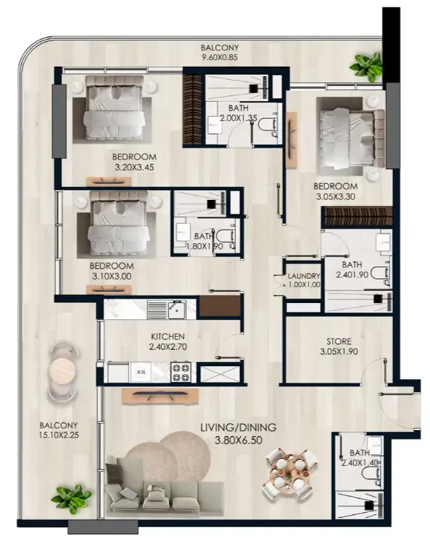 Vision Developments Verde by Vision floor plan