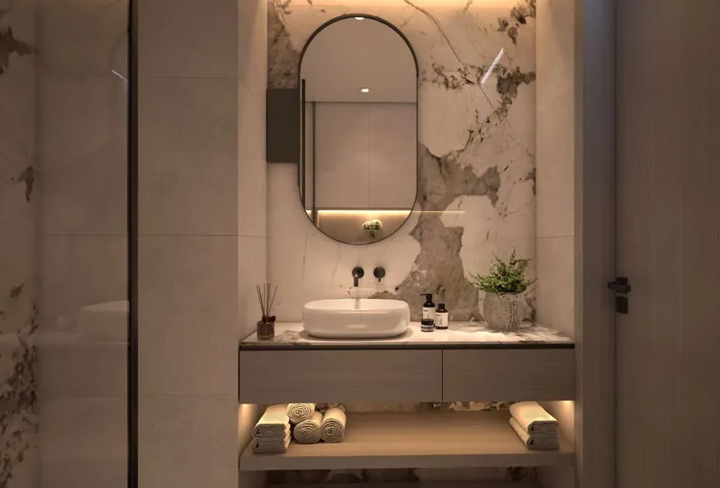 Interior at Verde by Vision in Dubai Sports City Dubai