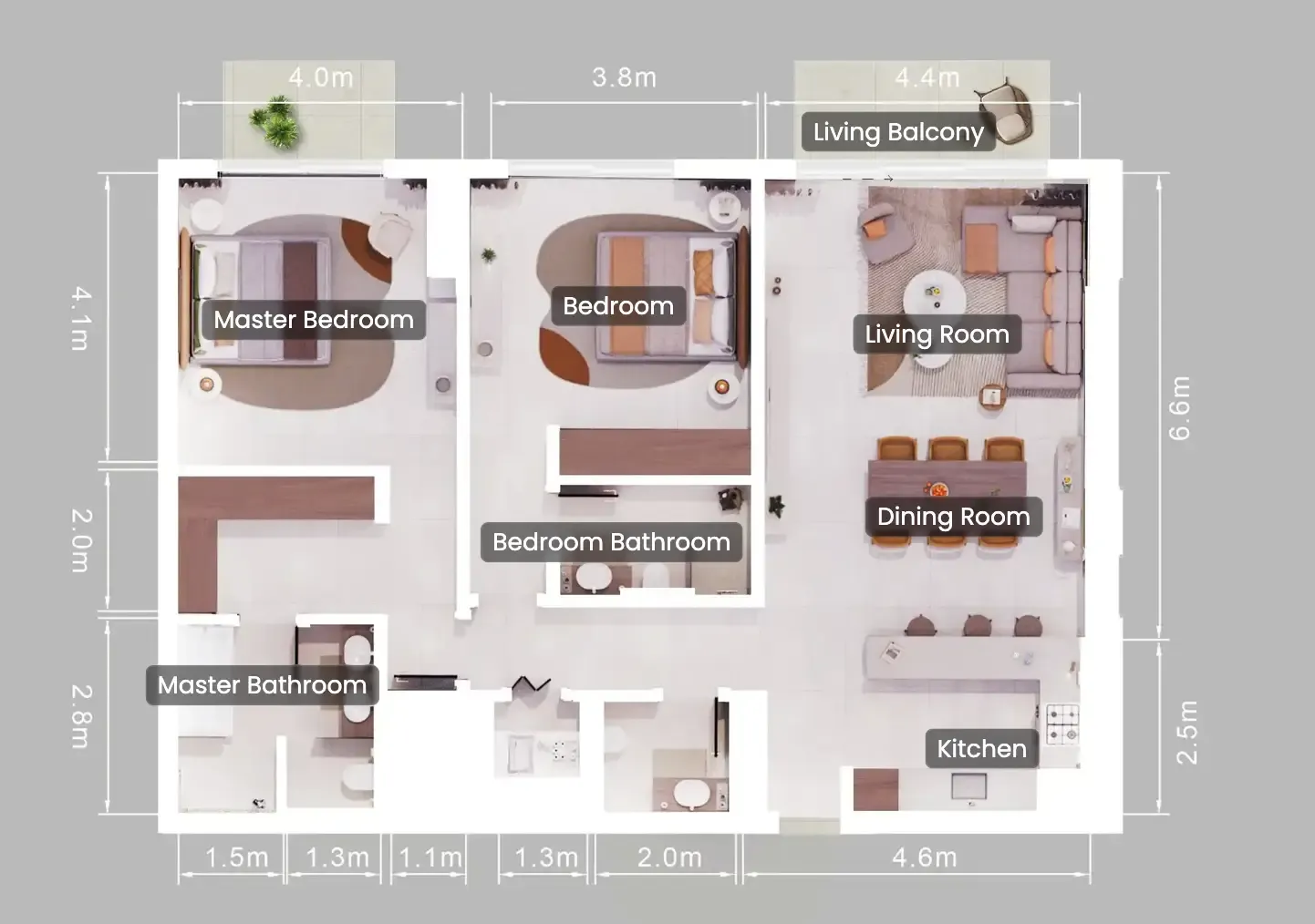 ALDAR Verdes by Haven floor plan