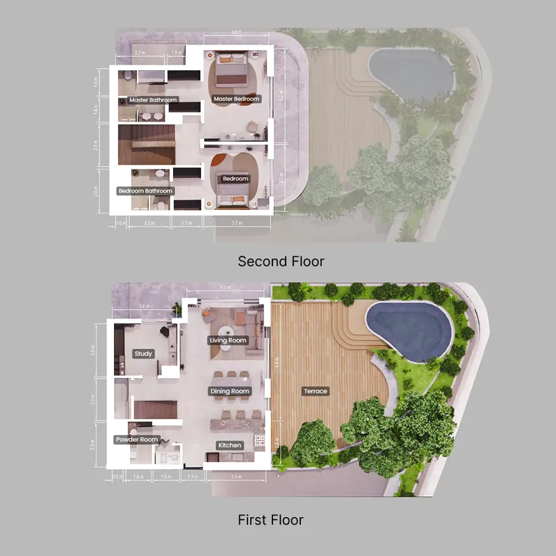 ALDAR Verdes by Haven floor plan