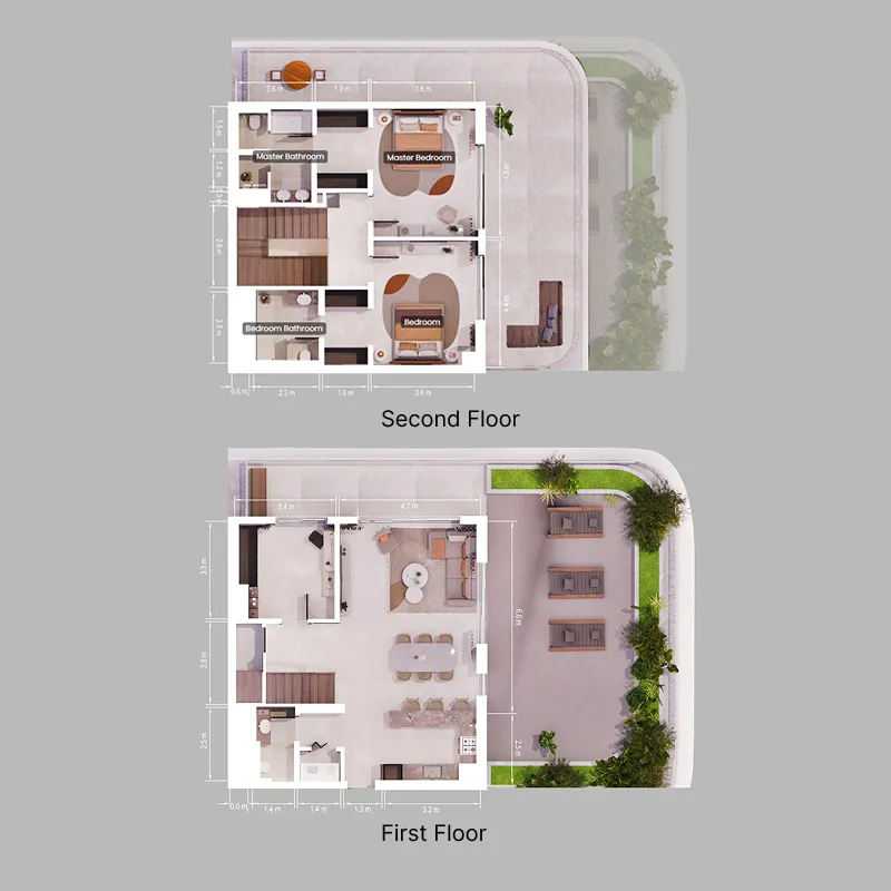ALDAR Verdes by Haven floor plan