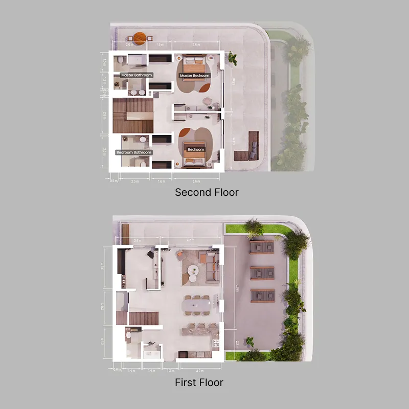 ALDAR Verdes by Haven floor plan