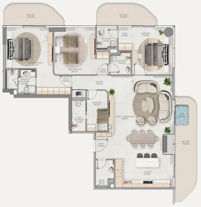 Ahmadyar Real Estate Development Vestoria Bay floor plan