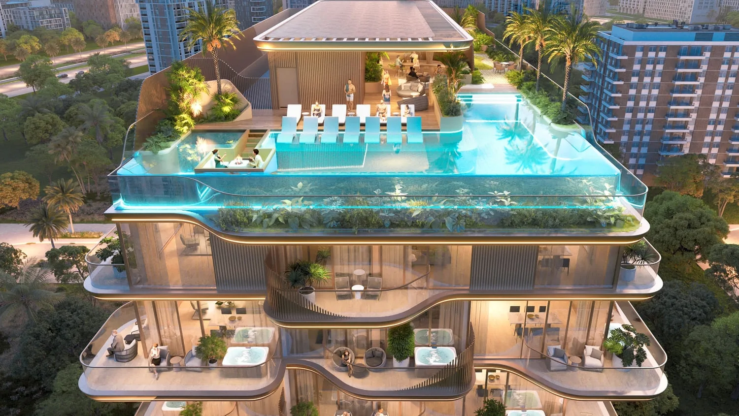 Exterior at Vestoria Bay in Dubai Islands Dubai
