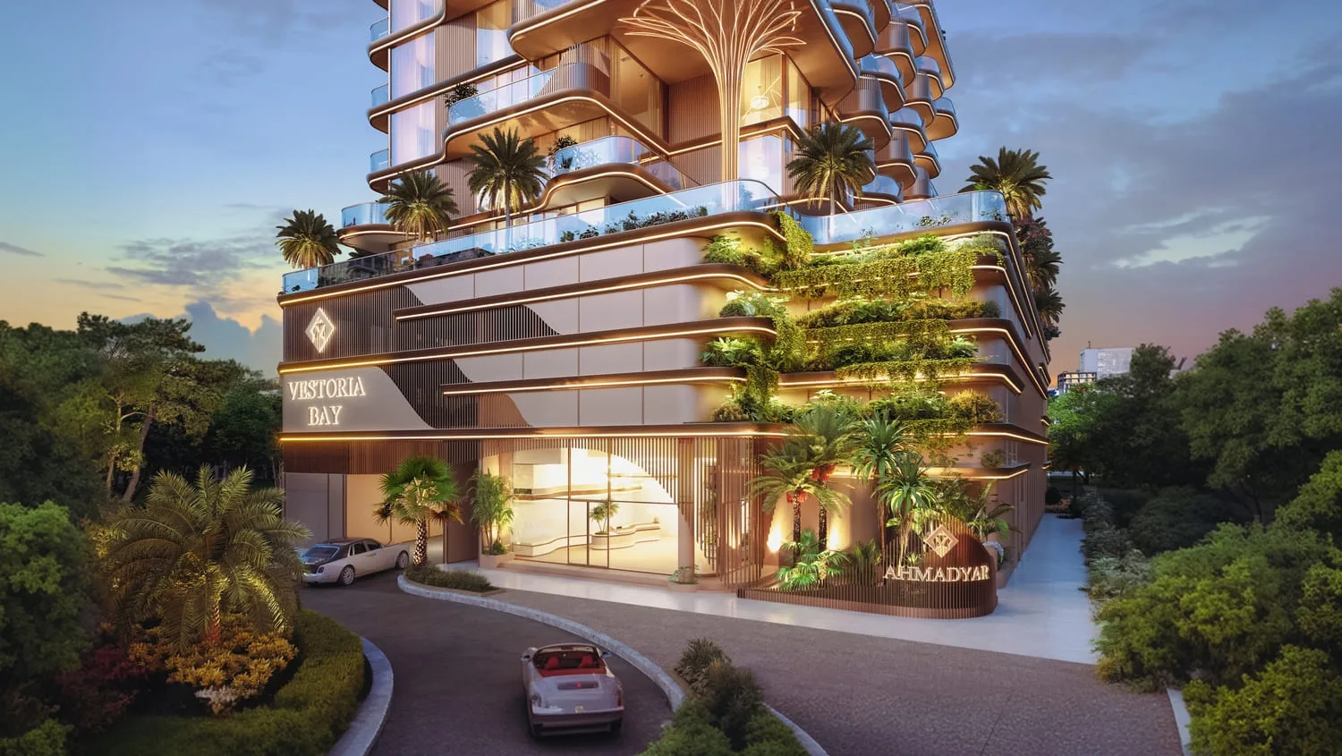 Exterior at Vestoria Bay in Dubai Islands Dubai