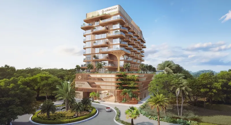 Exterior at Vestoria Bay in Dubai Islands Dubai