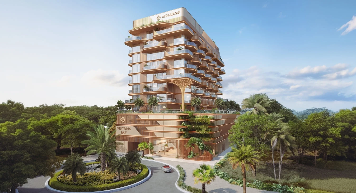 Exterior at Vestoria Bay in Dubai Islands Dubai