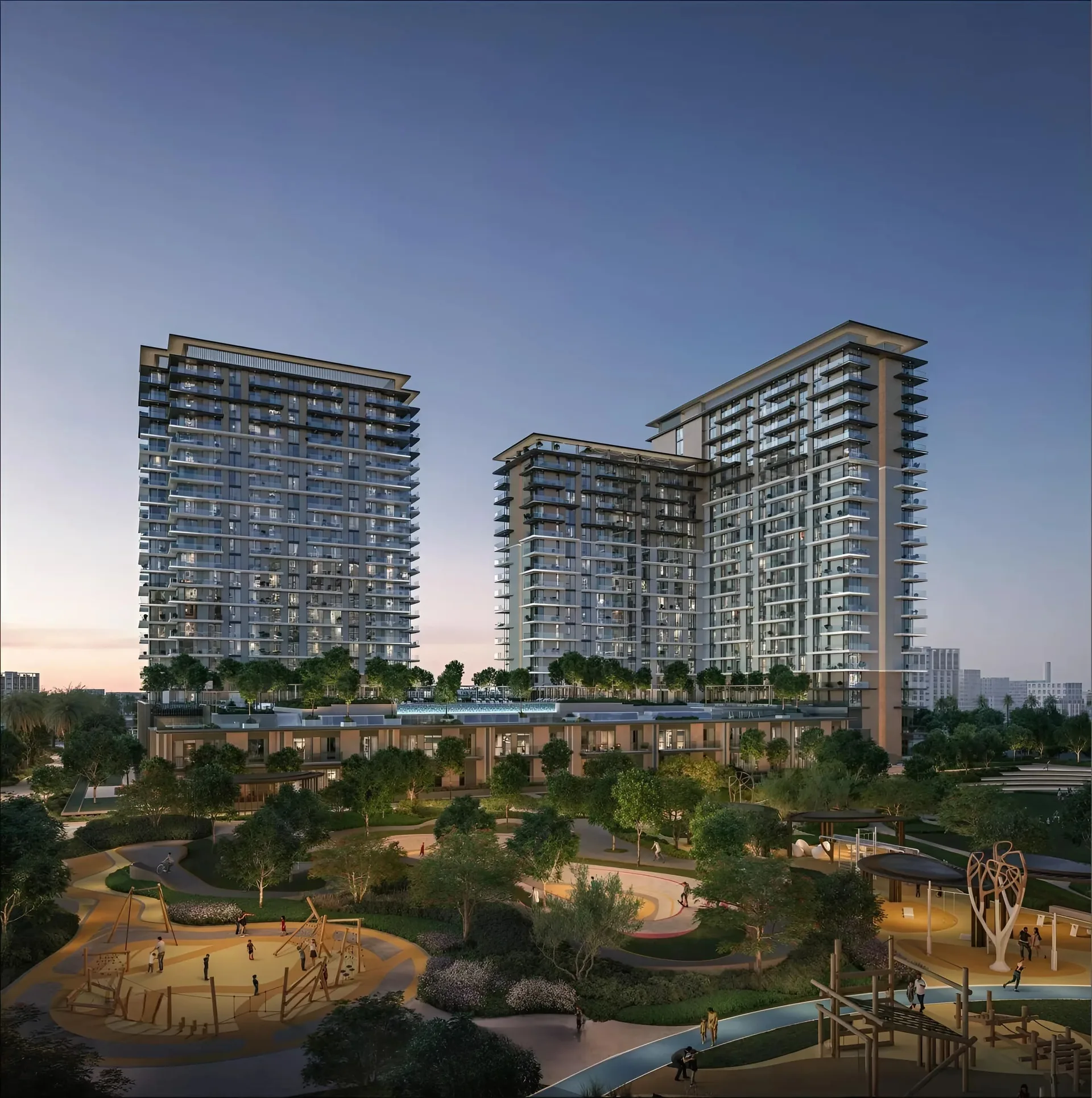 Exterior at Vida Residences Hillside in Dubai Hills Dubai
