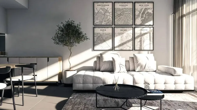 Interior at Viera Residences in Dubai Production City Dubai