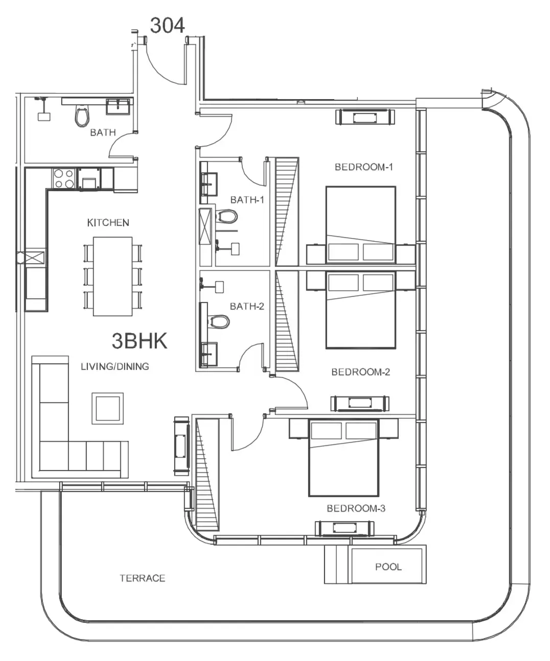 Mr. Eight Development Villa Del Arte floor plan