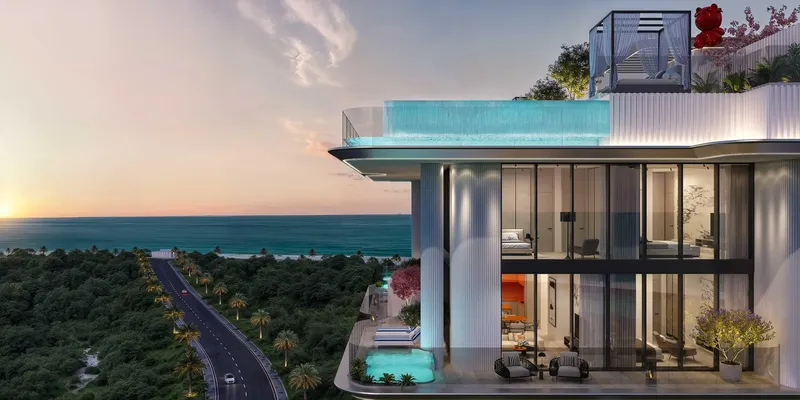 Exterior at Villa Del Arte in Dubai Islands Dubai