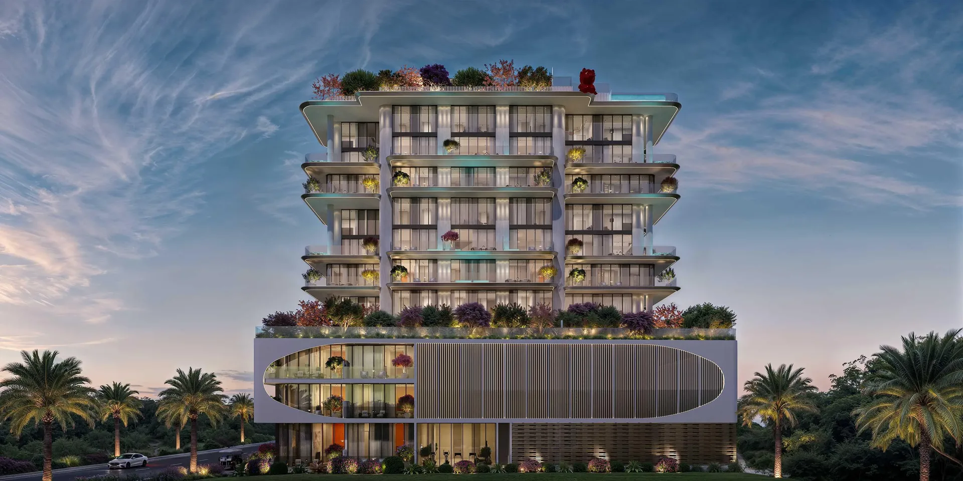 Exterior at Villa Del Arte in Dubai Islands Dubai