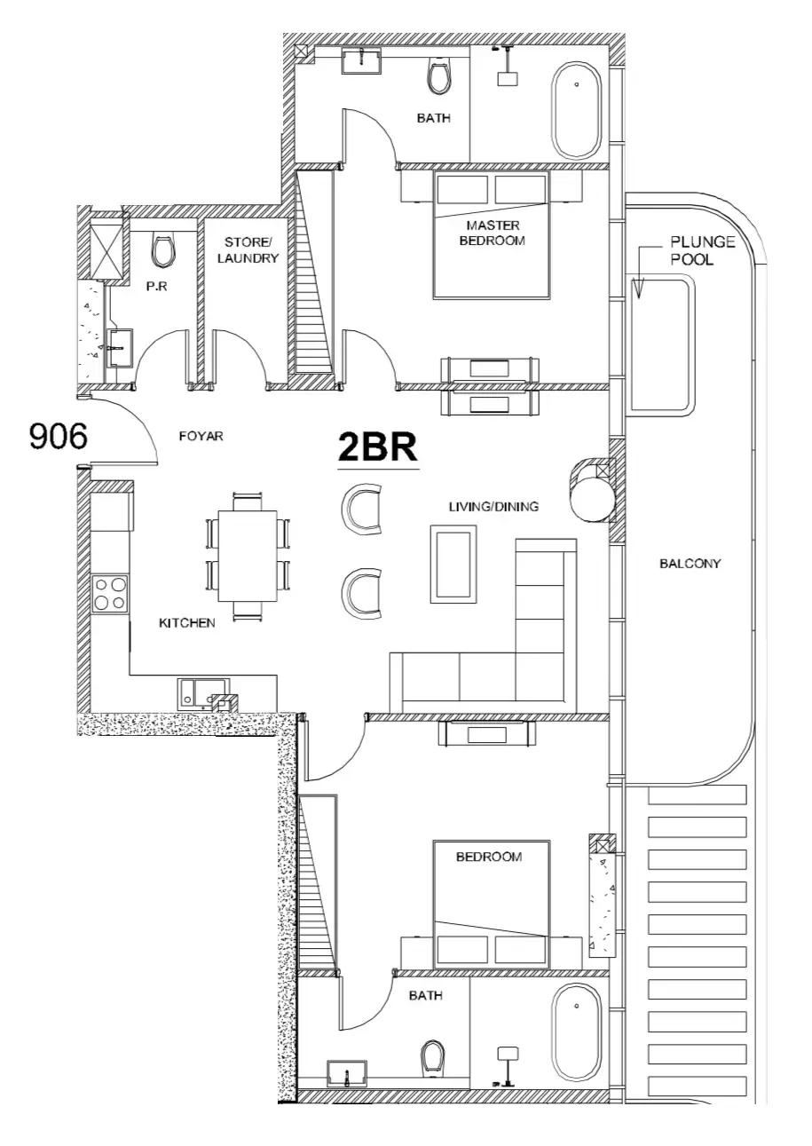 Mr. Eight Development Villa Del Brunello floor plan