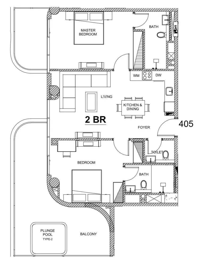 Mr. Eight Development Villa Del Brunello floor plan