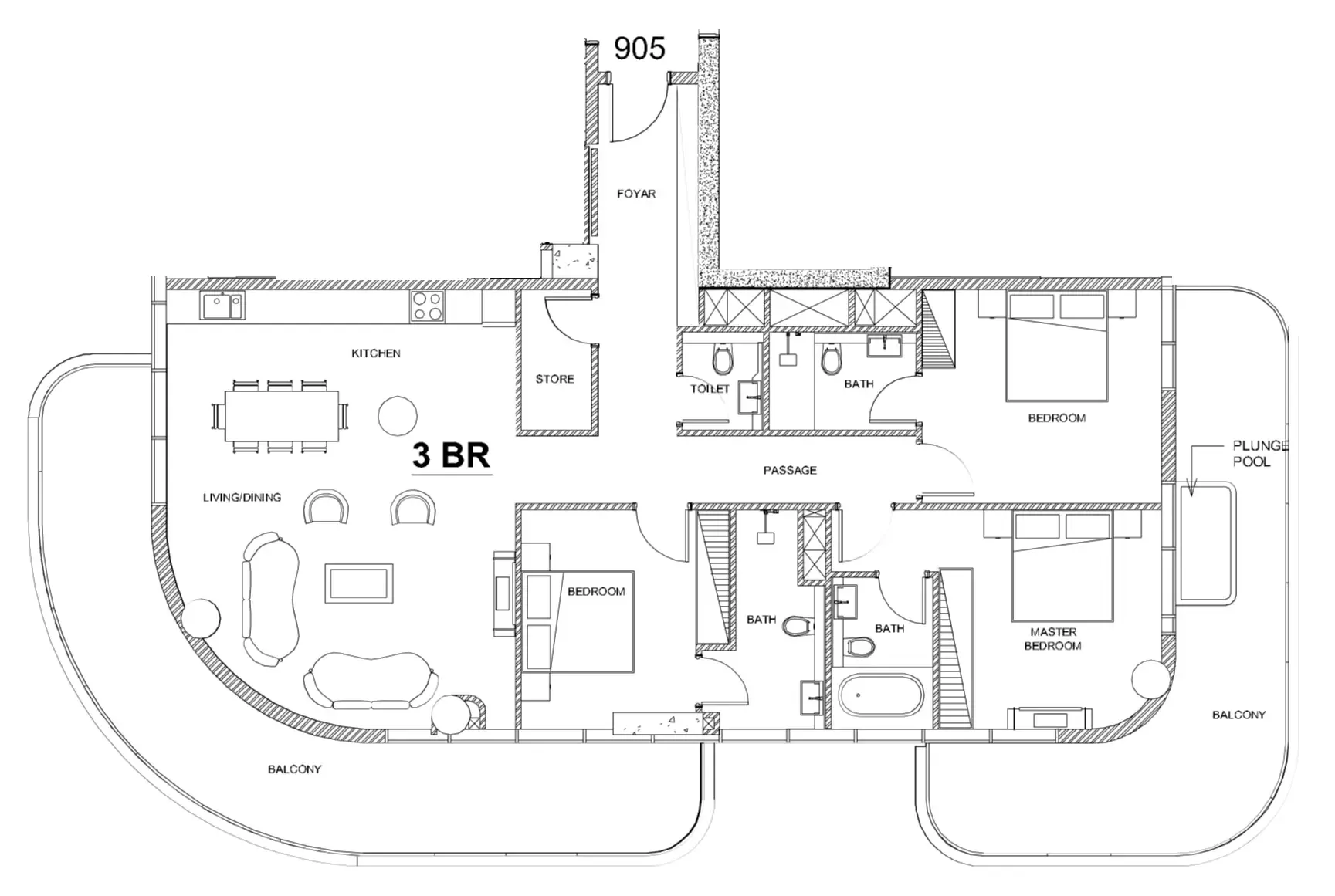 Mr. Eight Development Villa Del Brunello floor plan