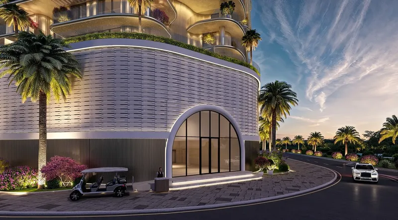 Exterior at Villa Del Brunello in Dubai Islands Dubai