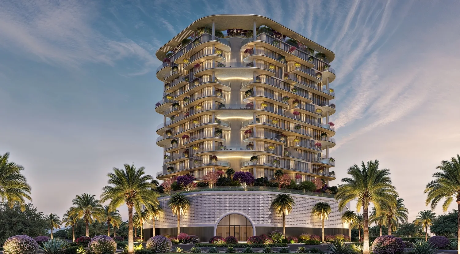 Exterior at Villa Del Brunello in Dubai Islands Dubai