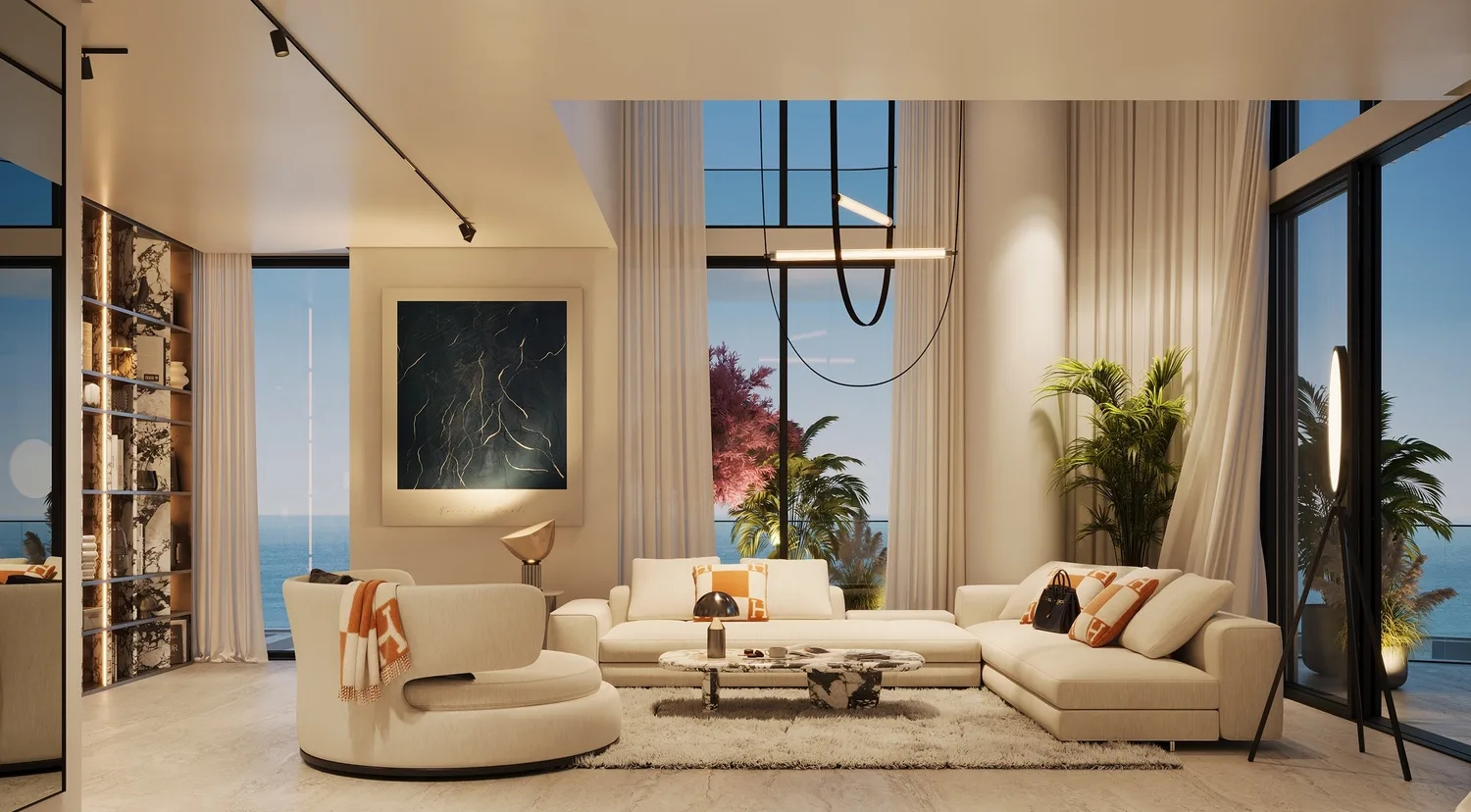 Interior at Villa Del Brunello in Dubai Islands Dubai