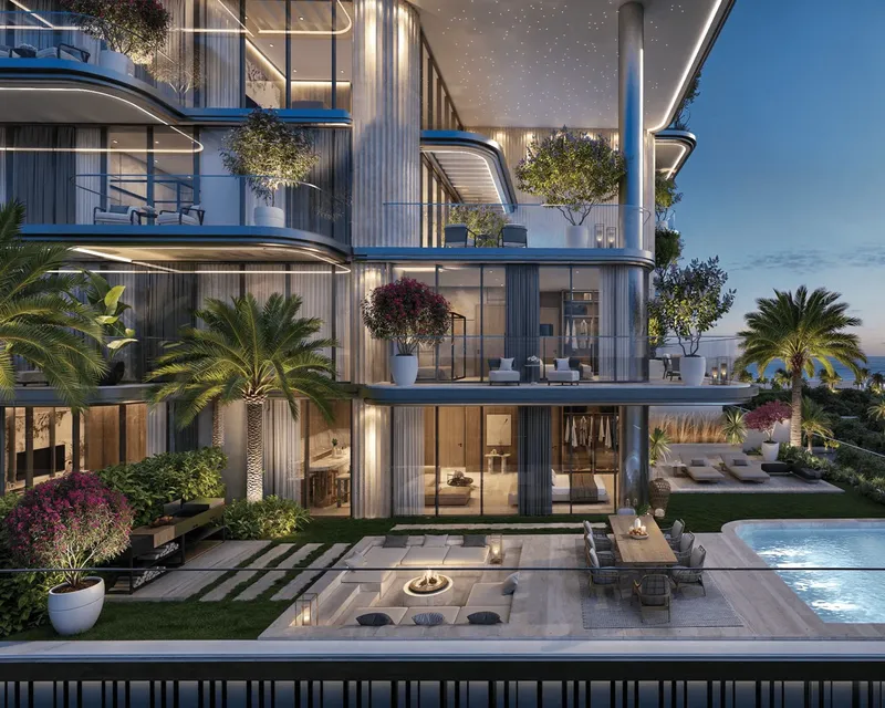 Exterior at Villa Del Divos in Dubai Islands Dubai