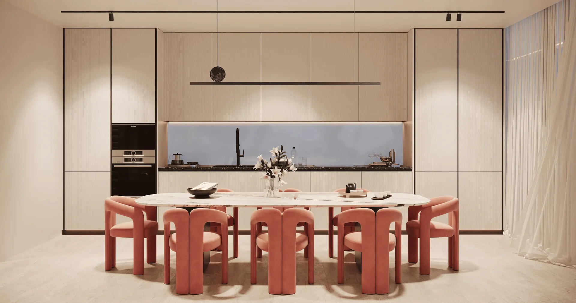 Interior at Villa Del Garda in Dubai