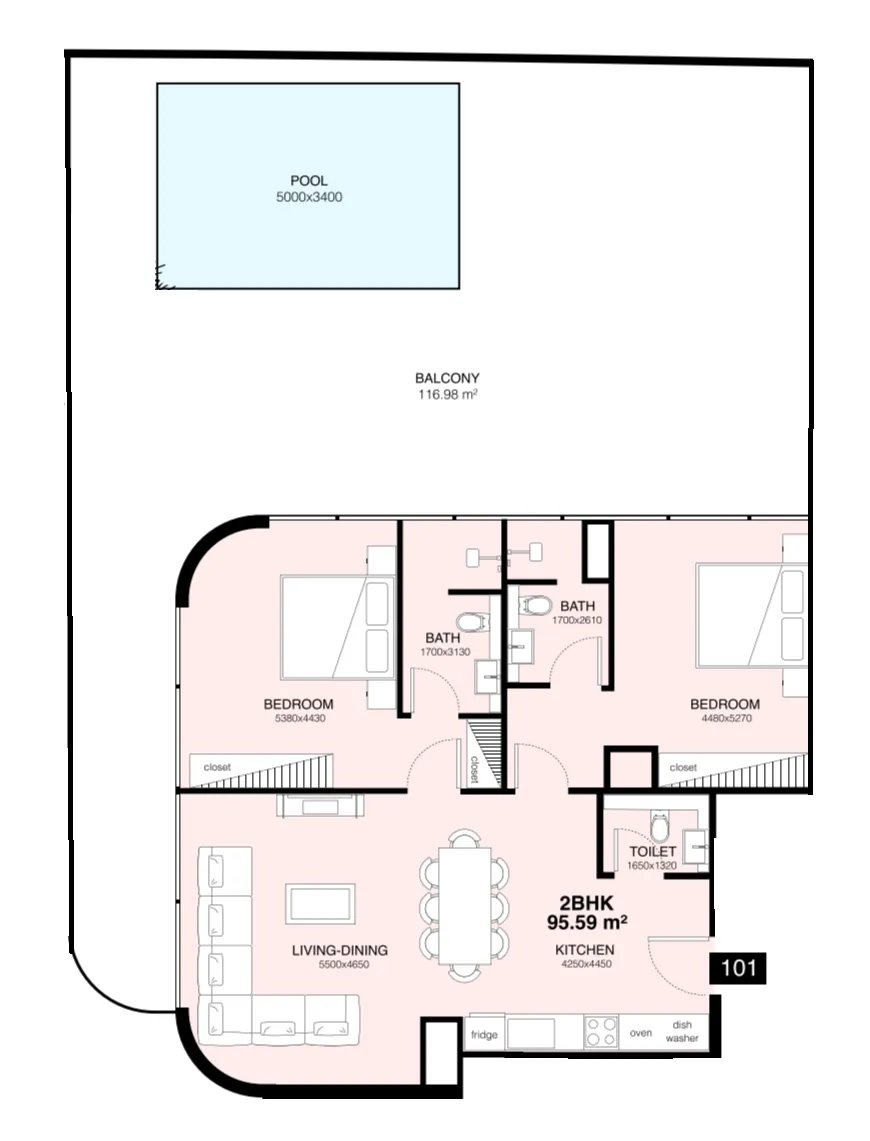 Mr. Eight Development Villa Del Gavi floor plan