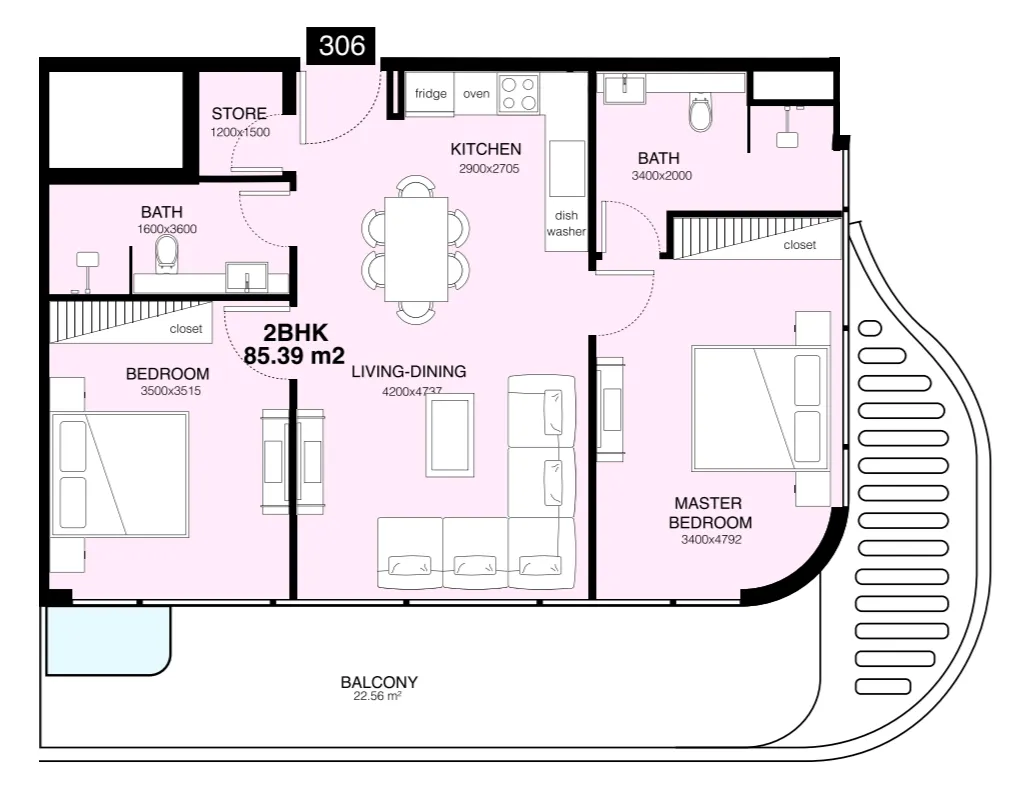 Mr. Eight Development Villa Del Gavi floor plan