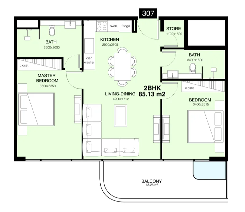 Mr. Eight Development Villa Del Gavi floor plan