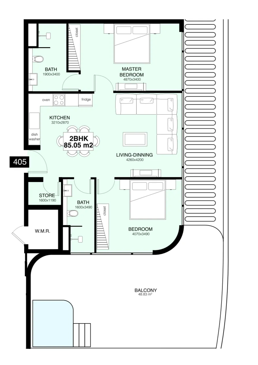 Mr. Eight Development Villa Del Gavi floor plan