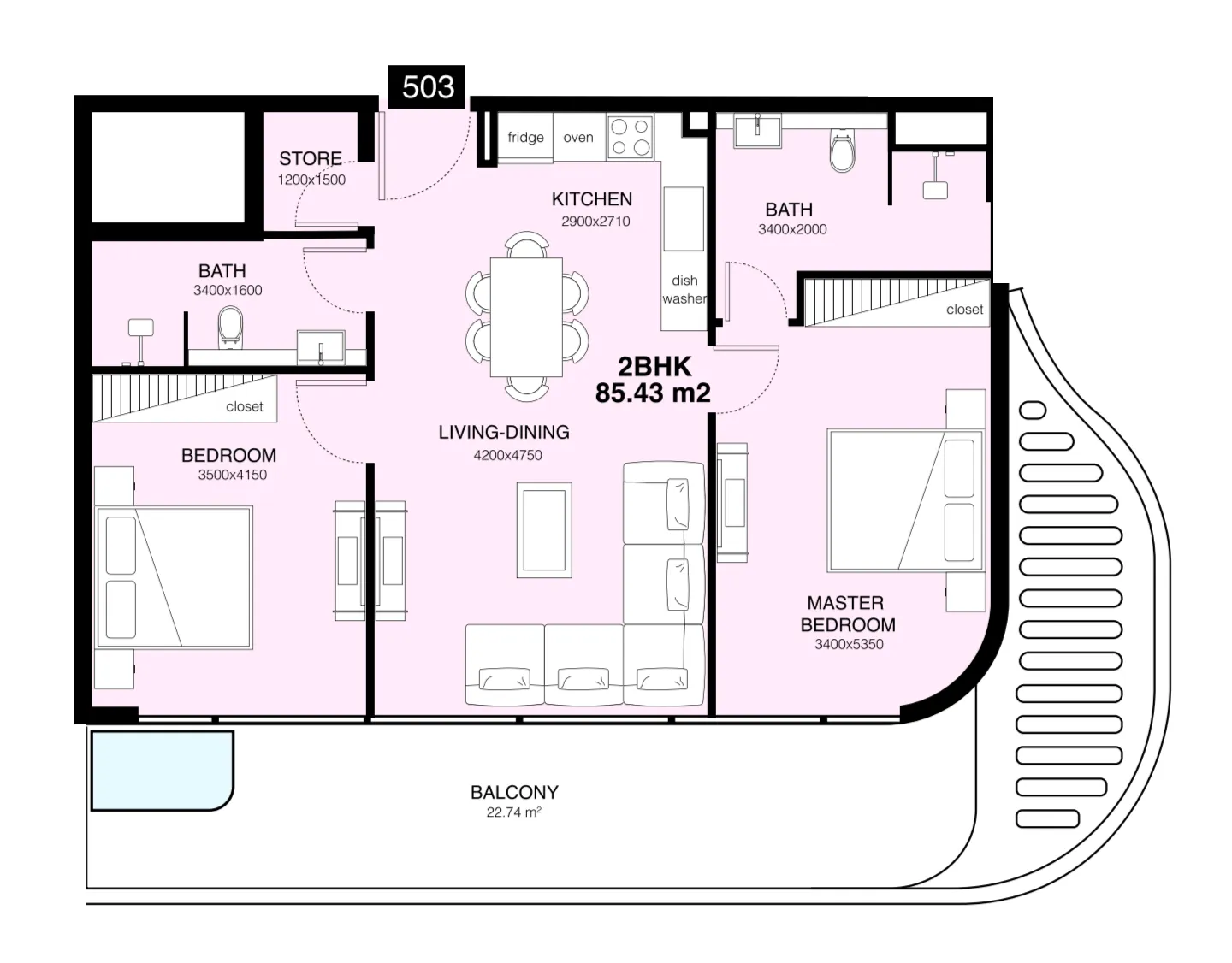 Mr. Eight Development Villa Del Gavi floor plan
