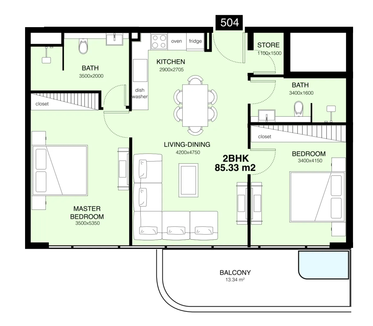 Mr. Eight Development Villa Del Gavi floor plan