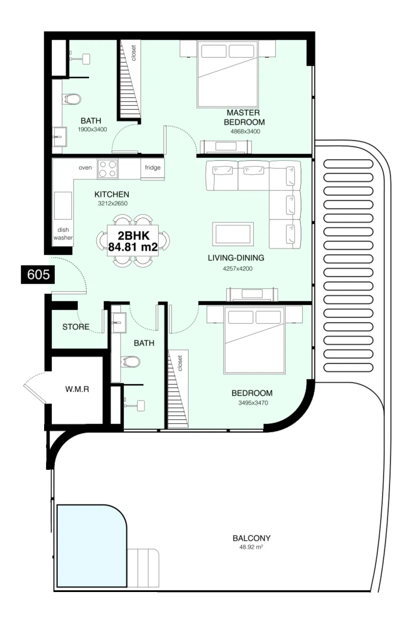 Mr. Eight Development Villa Del Gavi floor plan