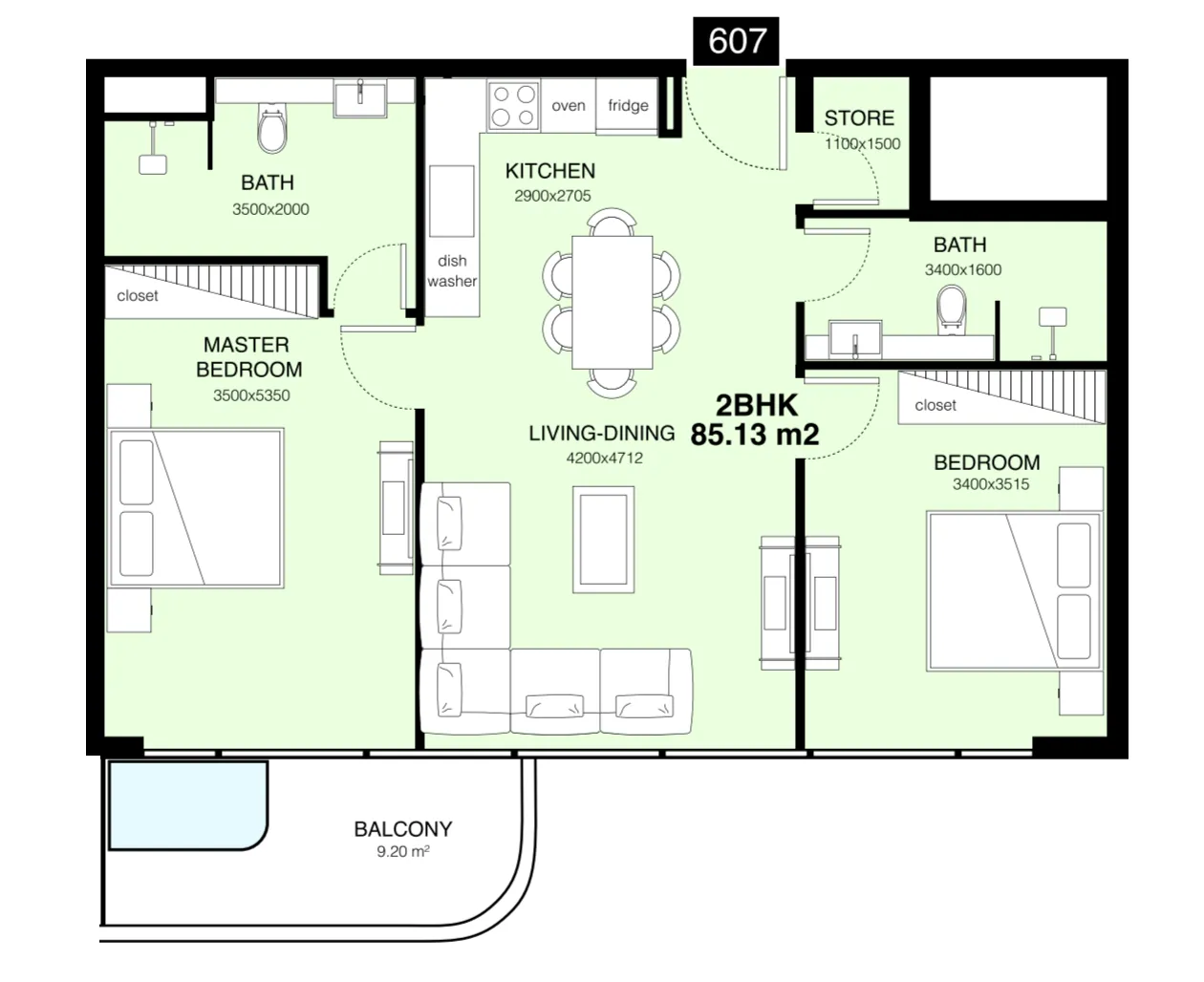 Mr. Eight Development Villa Del Gavi floor plan