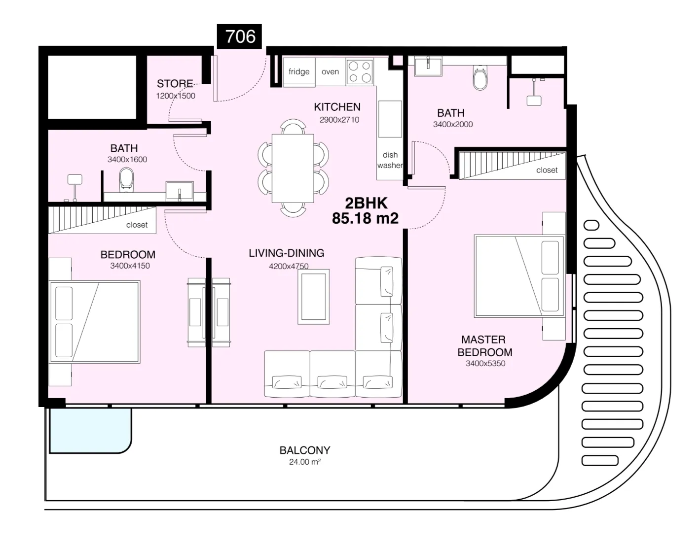 Mr. Eight Development Villa Del Gavi floor plan
