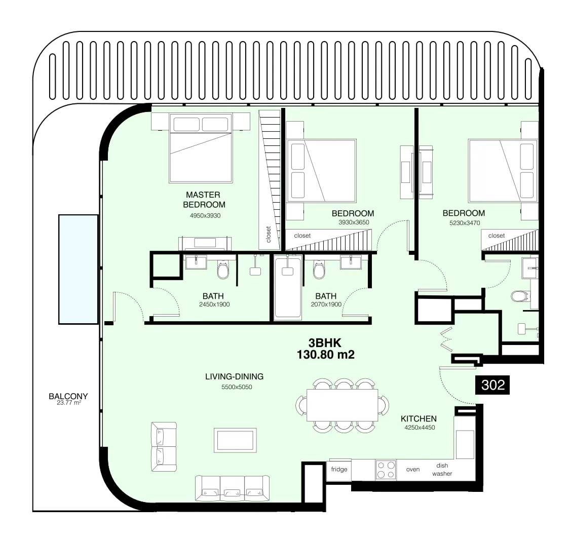 Mr. Eight Development Villa Del Gavi floor plan