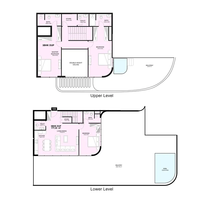 Mr. Eight Development Villa Del Gavi floor plan