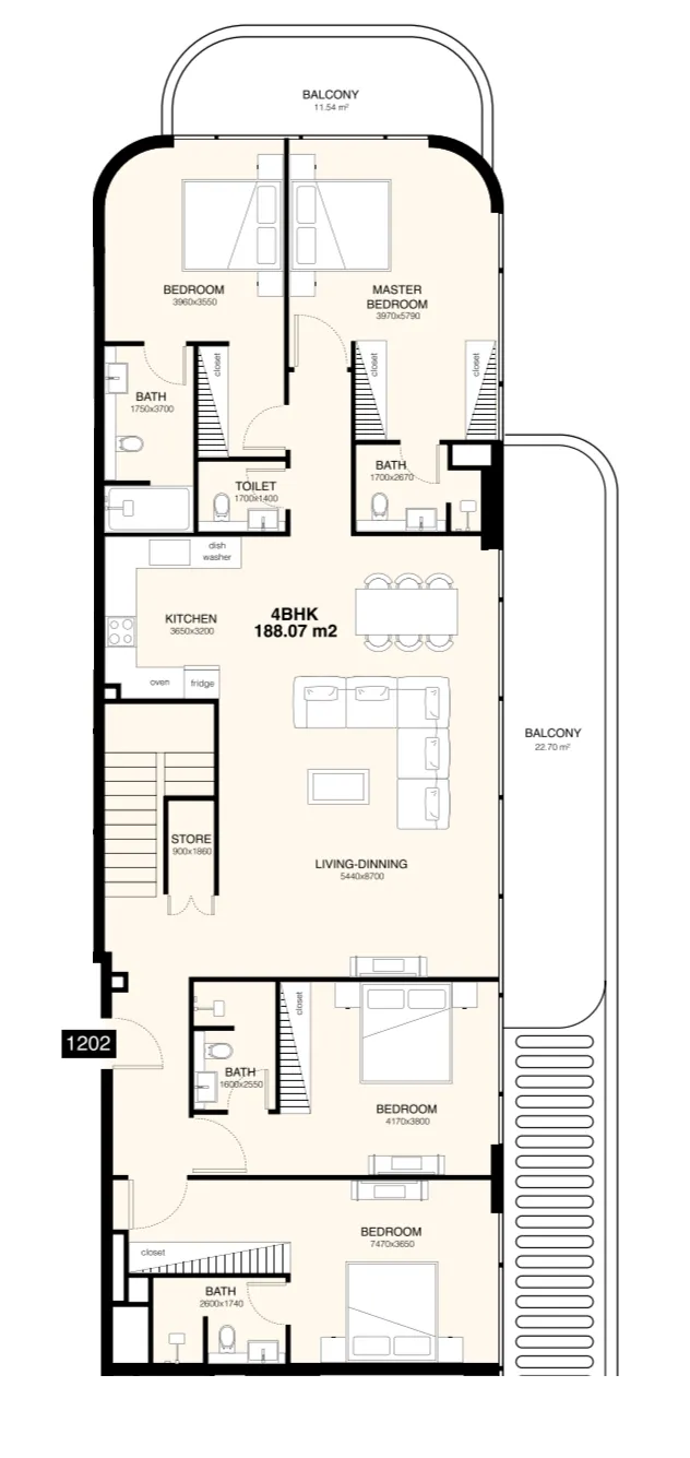 Mr. Eight Development Villa Del Gavi floor plan