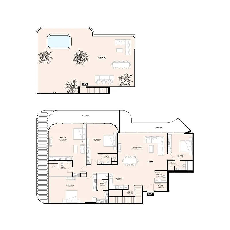 Mr. Eight Development Villa Del Gavi floor plan