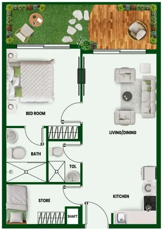 Vincitore Vincitore Wellness Estate floor plan