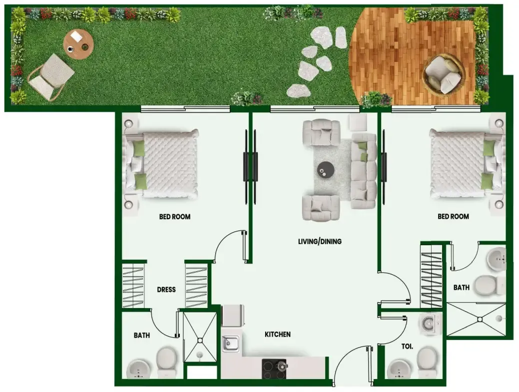 Vincitore Vincitore Wellness Estate floor plan