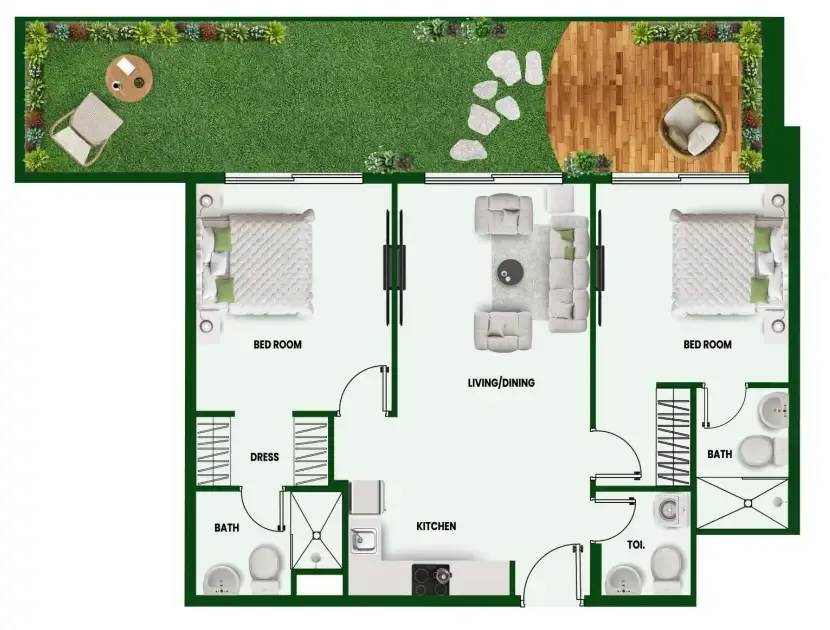 Vincitore Vincitore Wellness Estate floor plan
