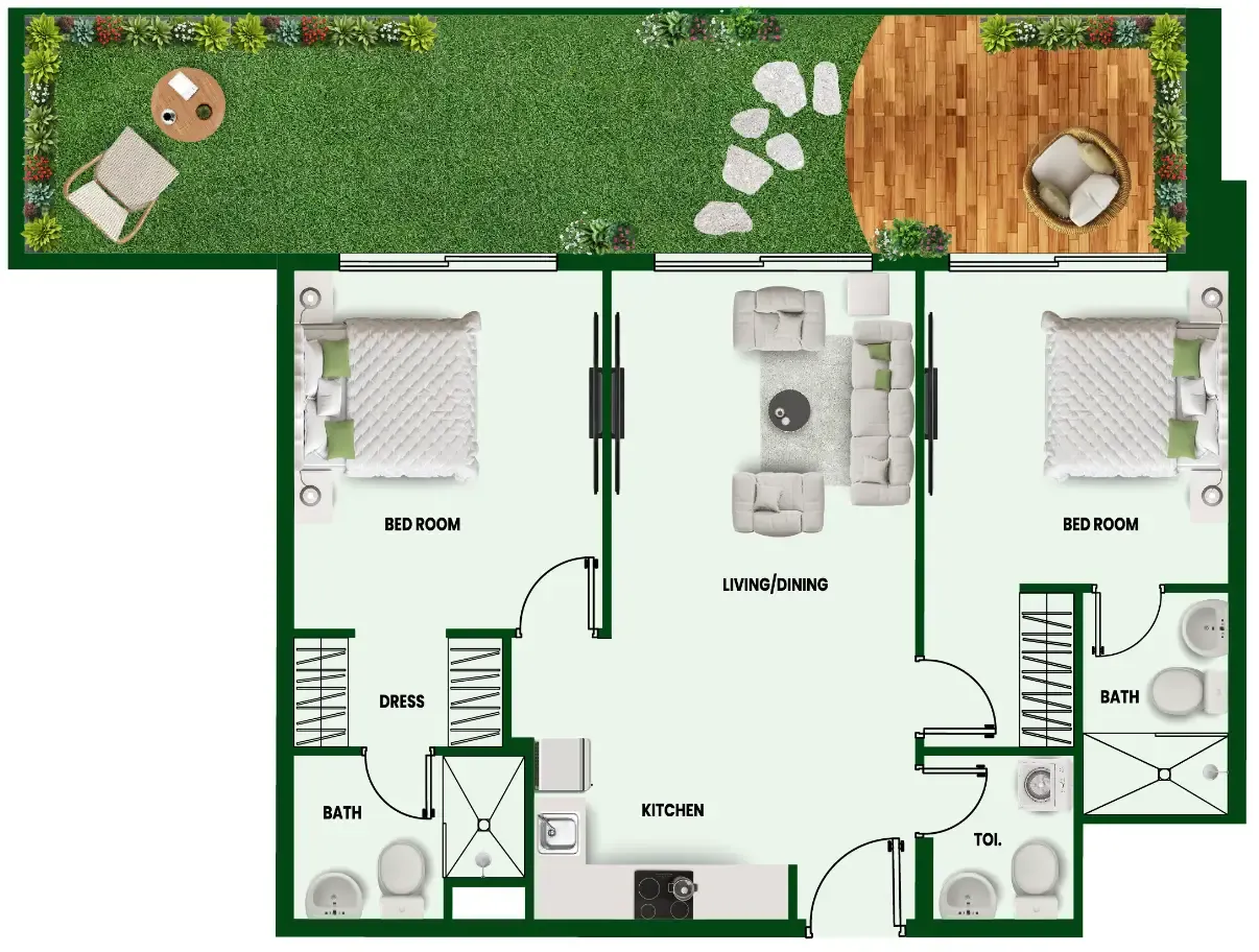 Vincitore Vincitore Wellness Estate floor plan