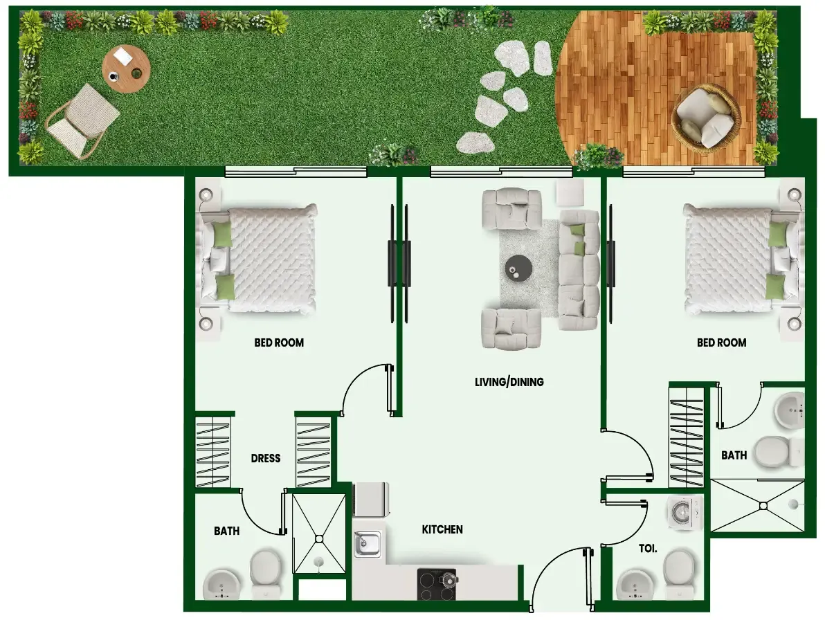 Vincitore Vincitore Wellness Estate floor plan