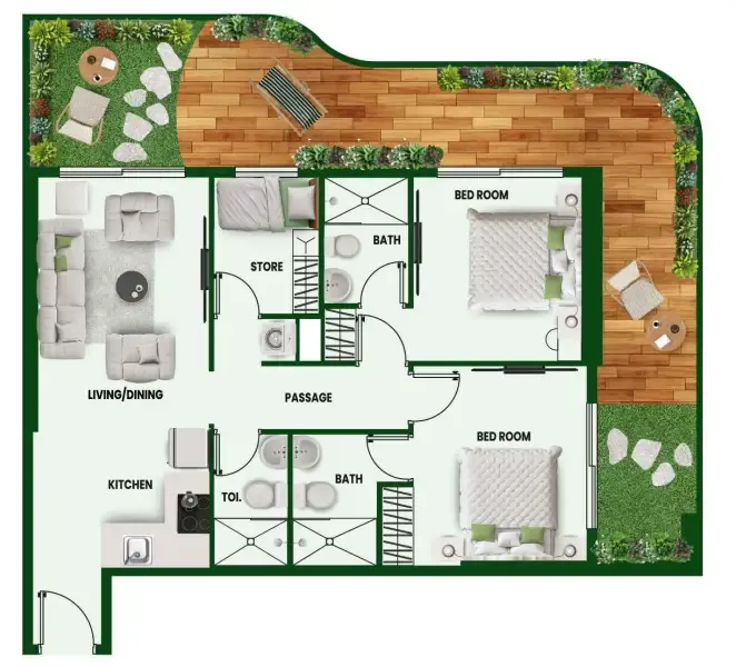 Vincitore Vincitore Wellness Estate floor plan
