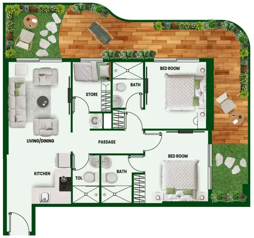 Vincitore Vincitore Wellness Estate floor plan