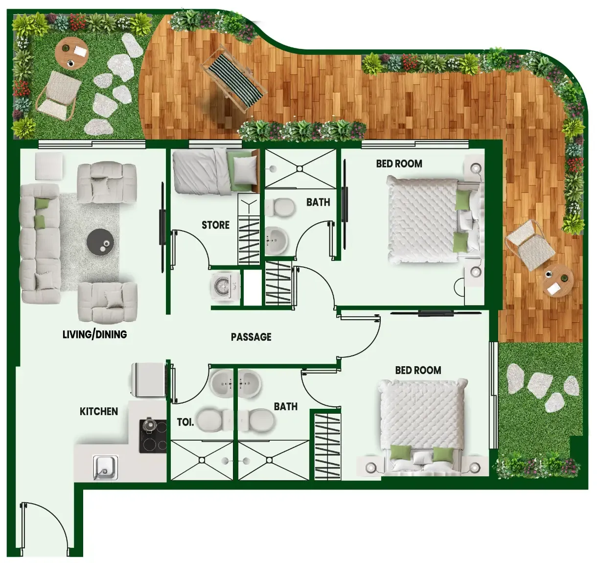 Vincitore Vincitore Wellness Estate floor plan