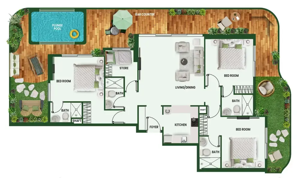 Vincitore Vincitore Wellness Estate floor plan
