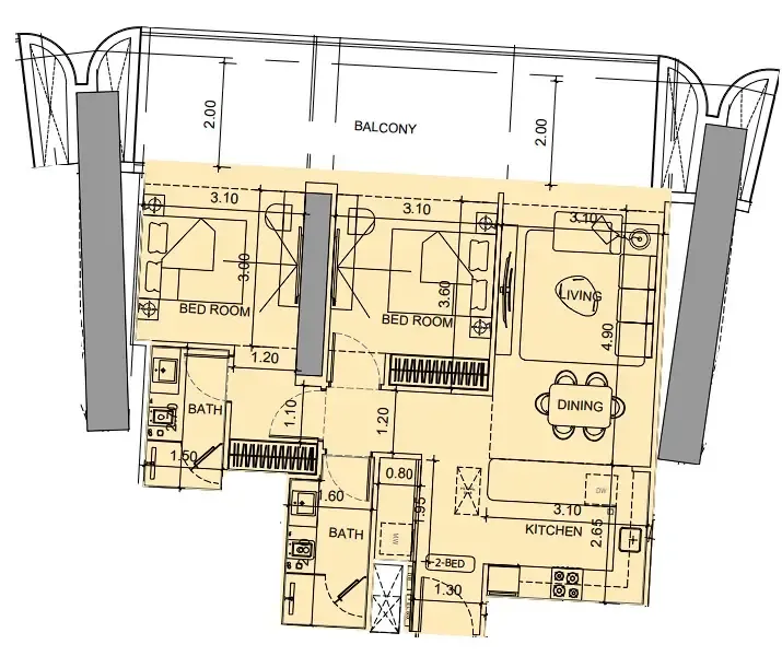 Binghatti Vision Iconic floor plan