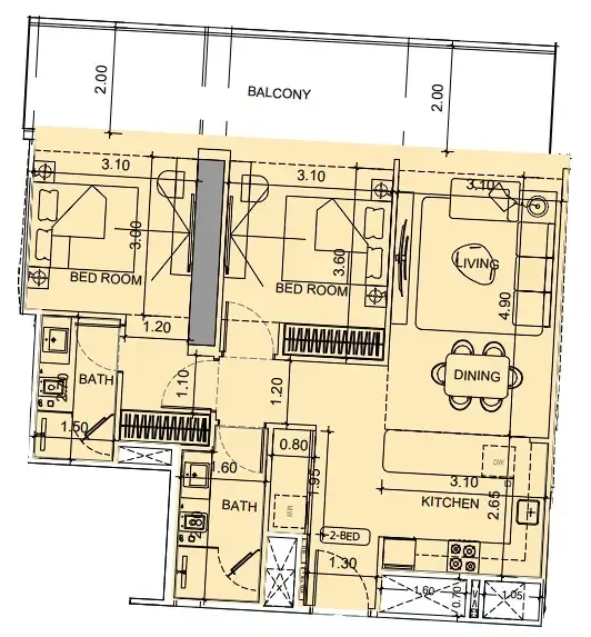 Binghatti Vision Iconic floor plan